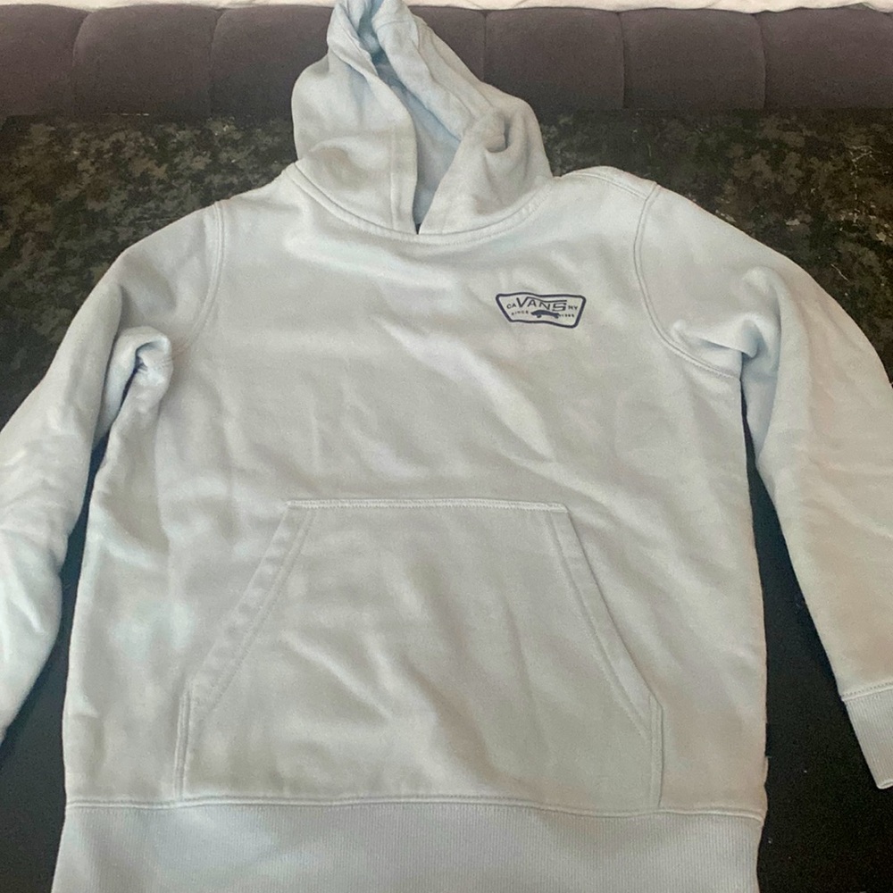 Baby blue Vans hoodie